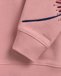 Flower Crew Neck Sweatshirt