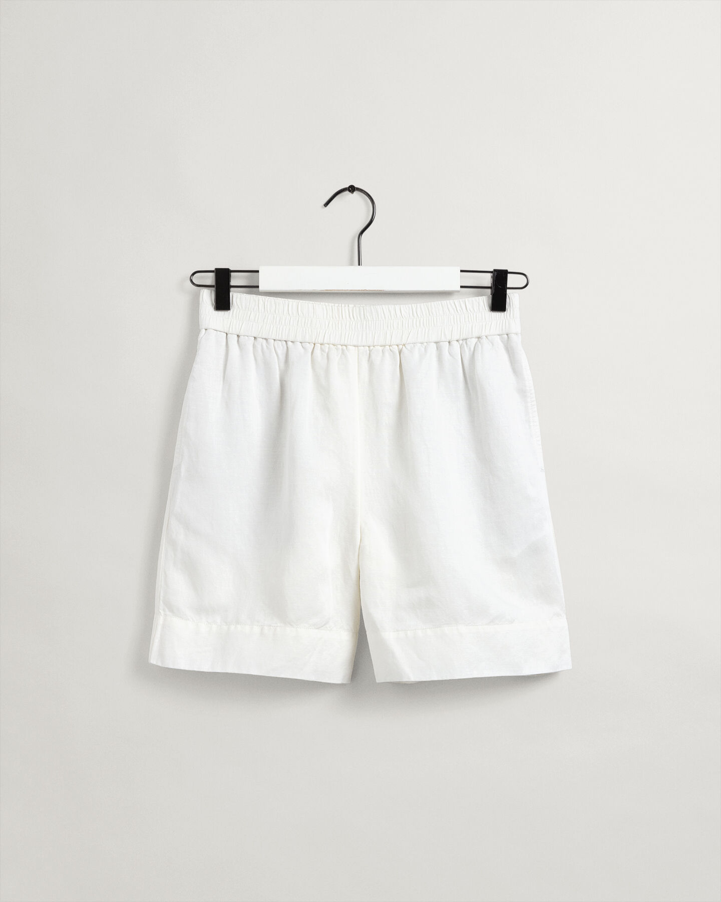 Linen Viscose Pull-On Shorts
