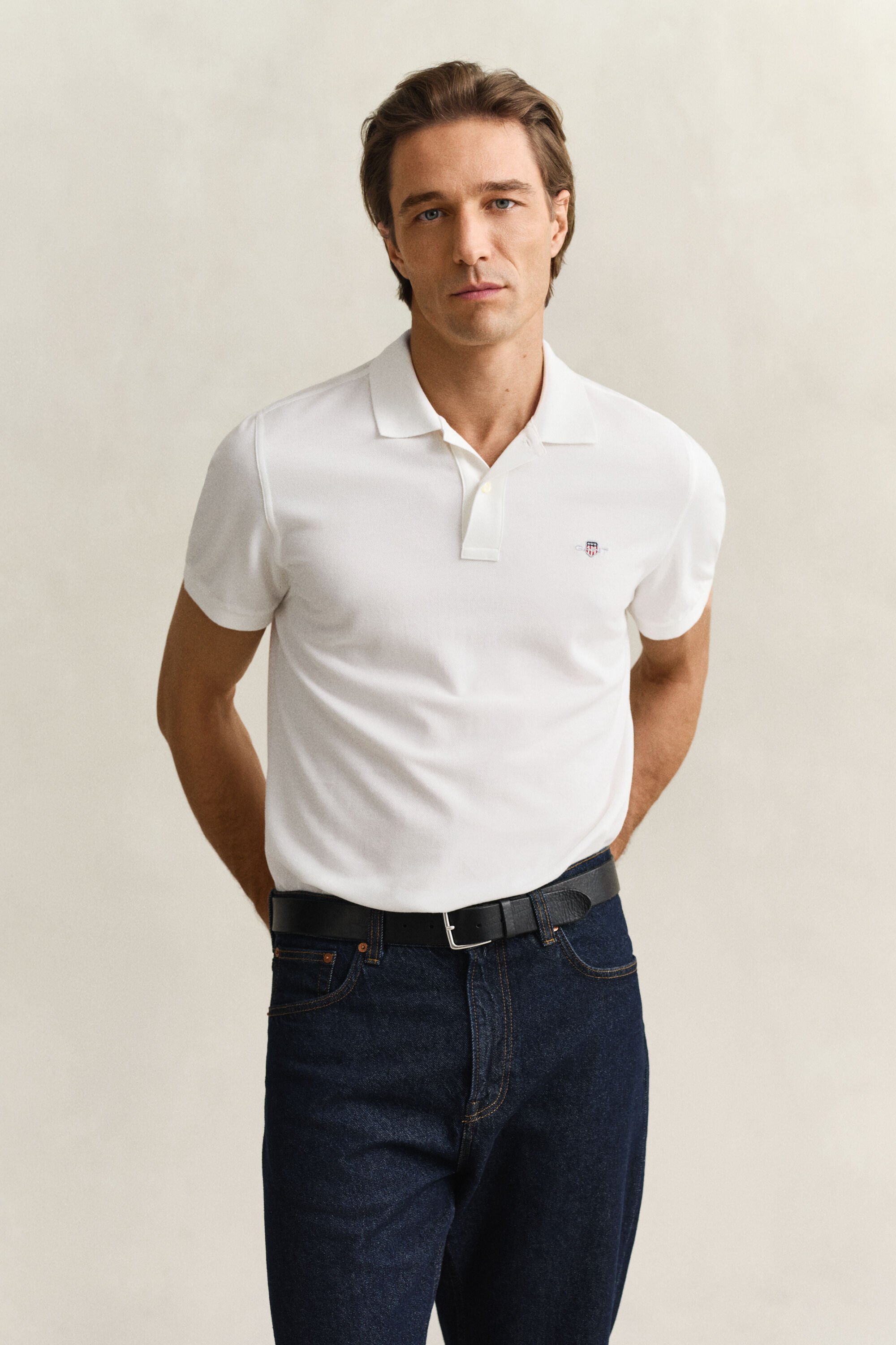 Regular Fit Shield Piqué Polo Shirt