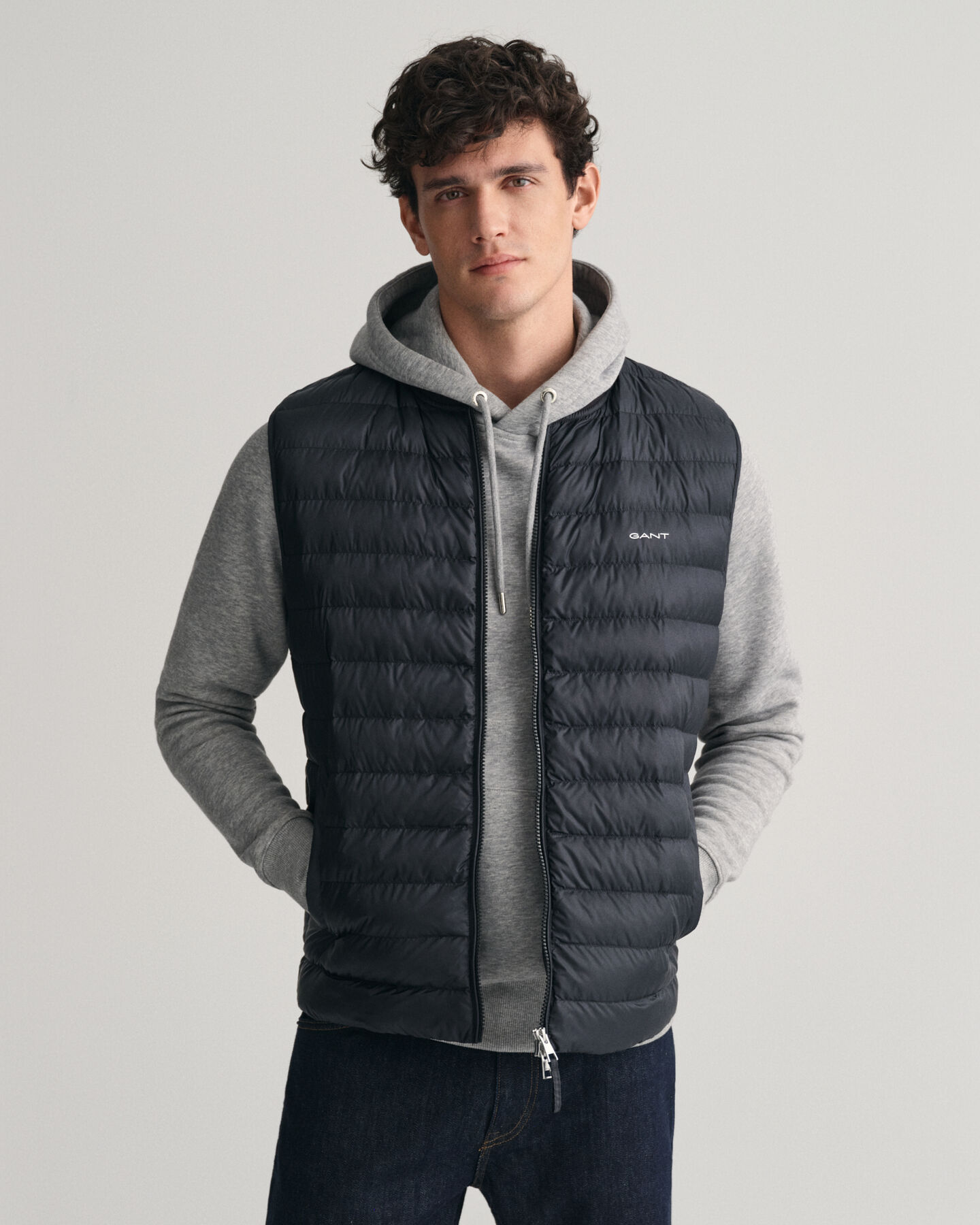 Light Padded Bomber Gilet