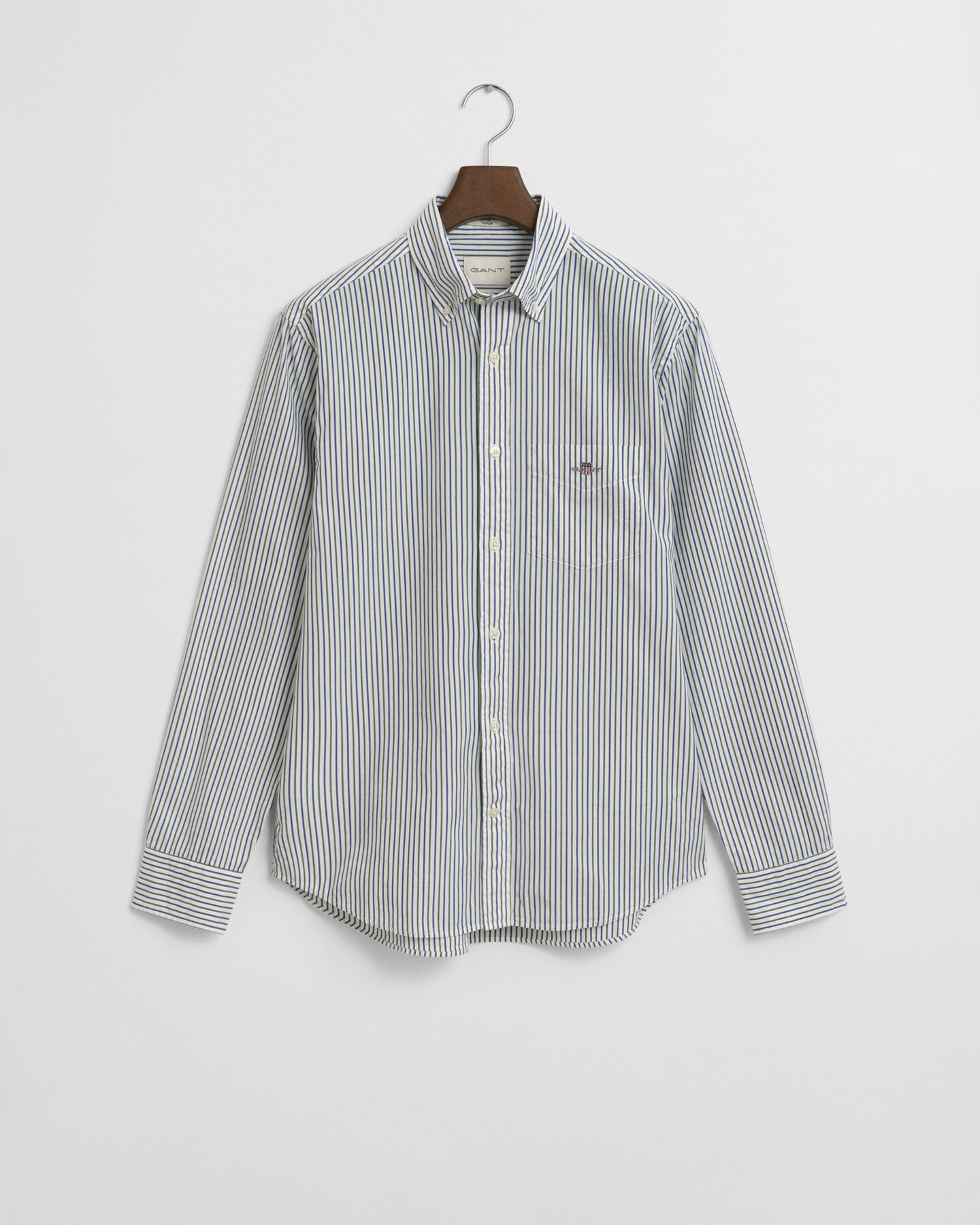 Regular Fit Striped Classic Poplin Shirt