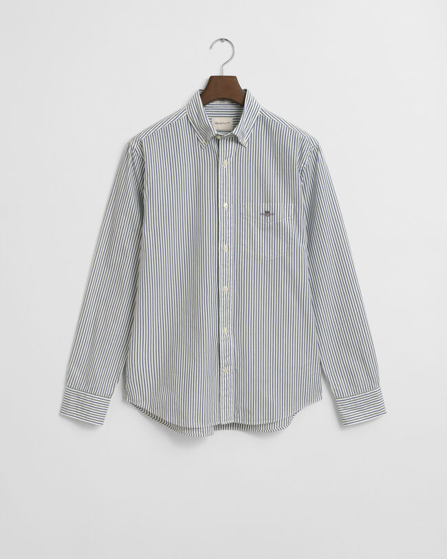 Regular Fit Striped Classic Poplin Shirt