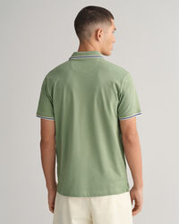 3-Color Tipped Piqu&eacute; Polo Shirt