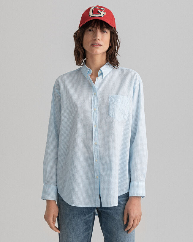 Relaxed Fit Gingham Shirt