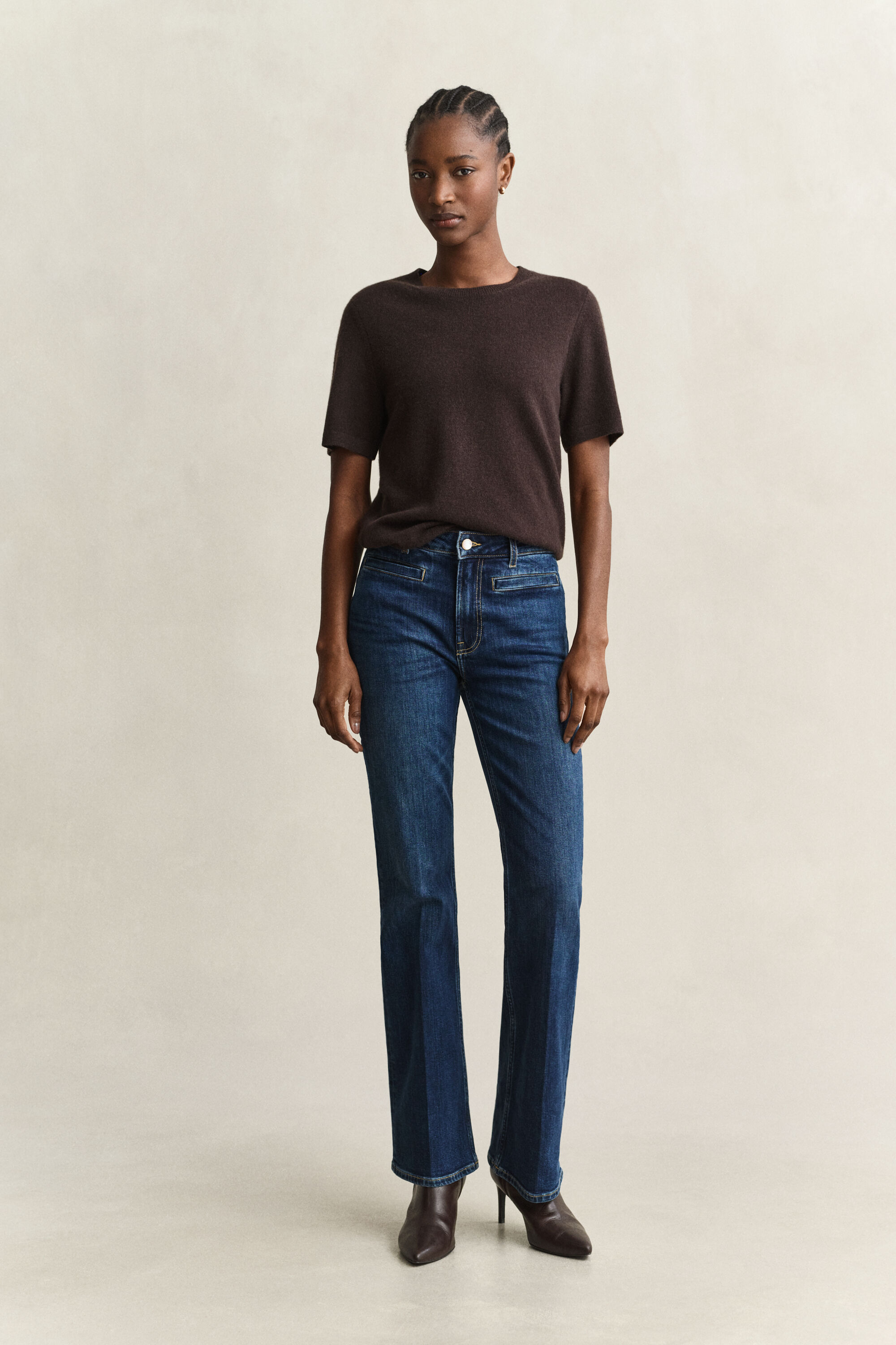 Monogram Flared Jeans