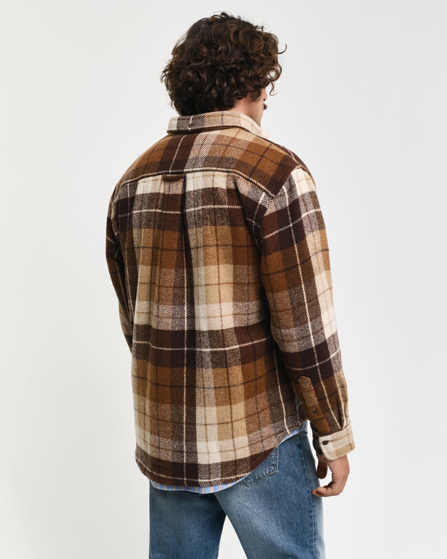 Relaxed Fit Woolster Plaid Shirt