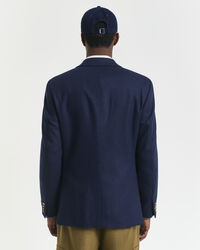 Slim Fit Wool Flannel Club Blazer