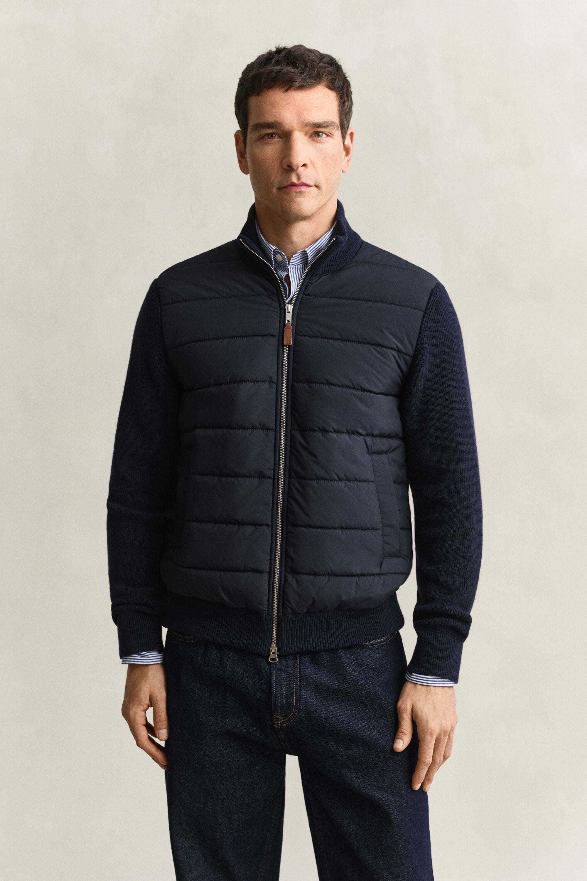 Hybrid Zip Cardigan