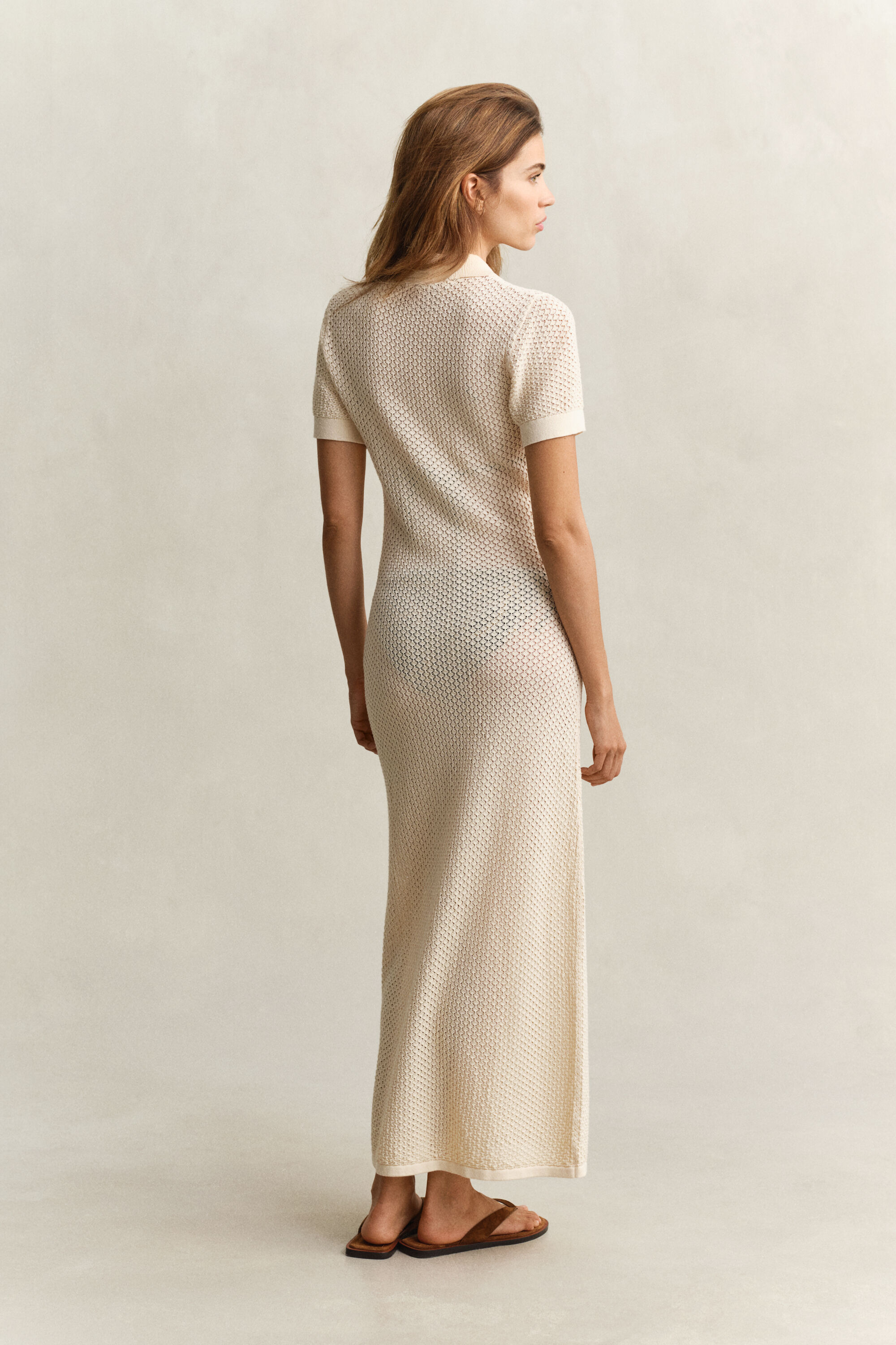 Lace Knit Rugger Dress