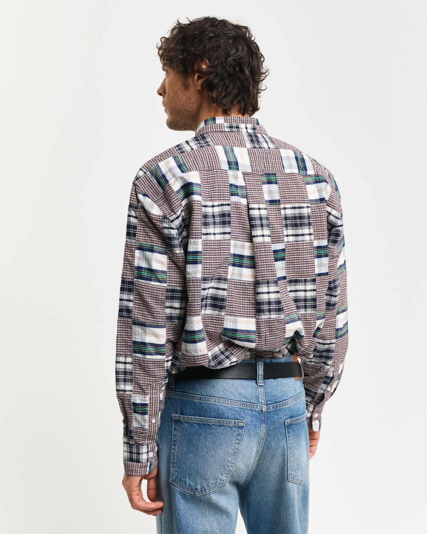 Remake Relaxed Fit Patchwork Shirt