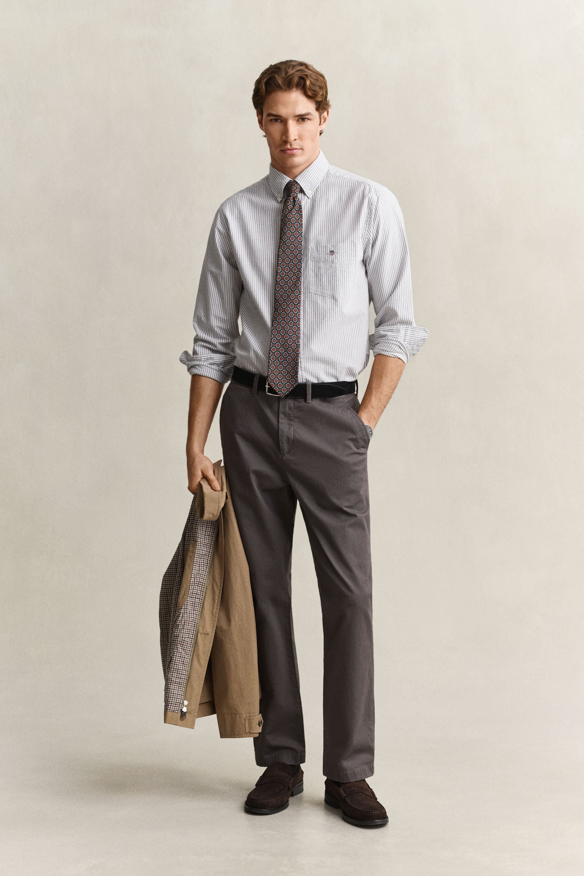 Banker Stripe Classic Oxford Shirt
