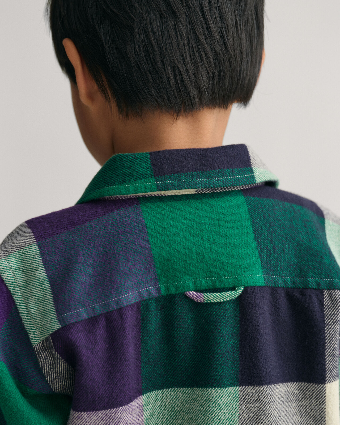 Kids Shield Checked Overshirt