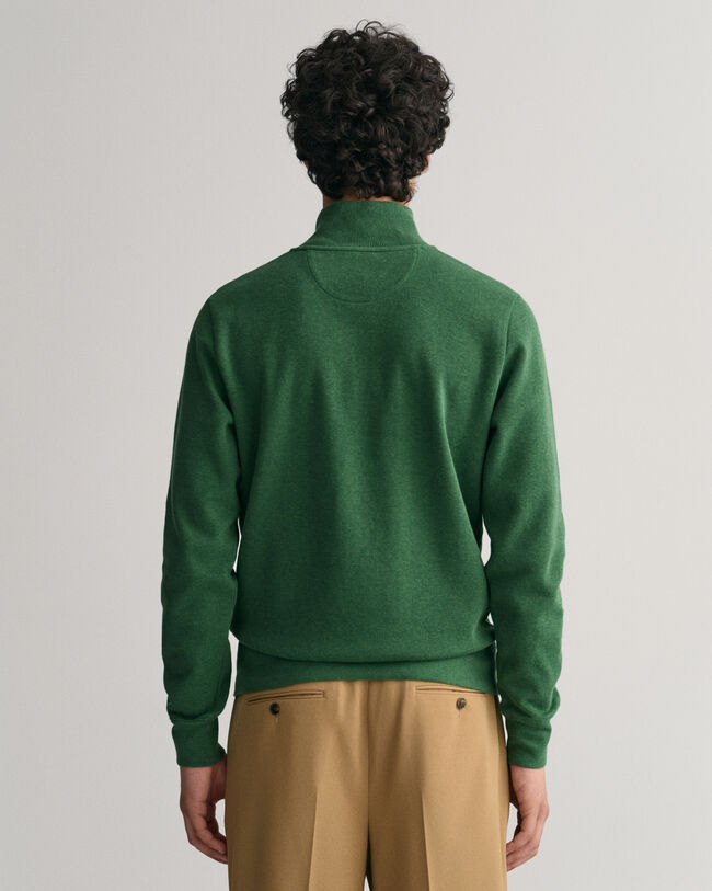 Sacker Rib Half-Zip Sweatshirt - GANT