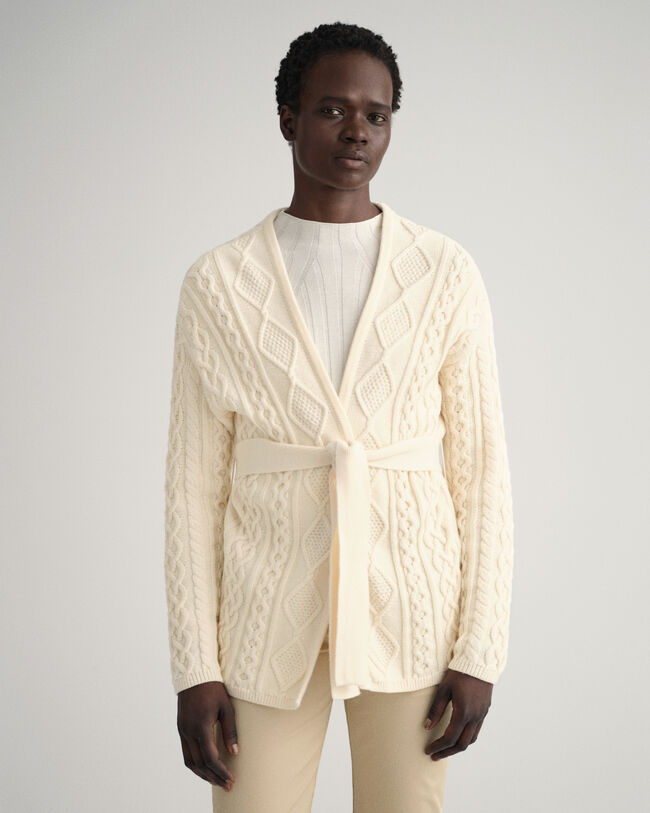 Cable Wrap Cardigan