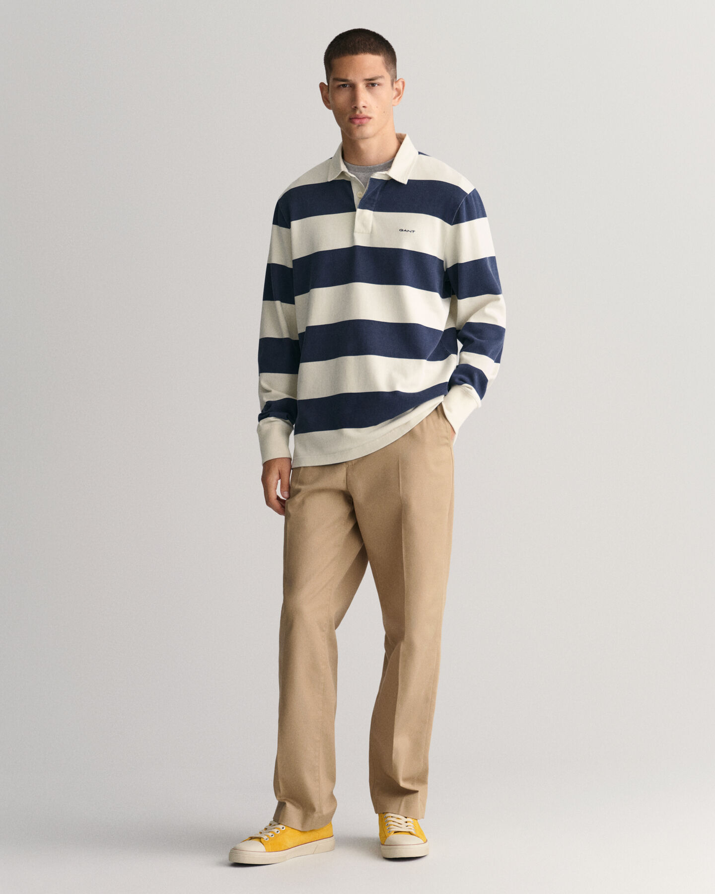 Block Striped Heavy Rugger