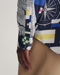 Relaxed Fit Sailing Print Shirt