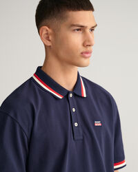 Retro Flag Piqu&eacute; Polo Shirt
