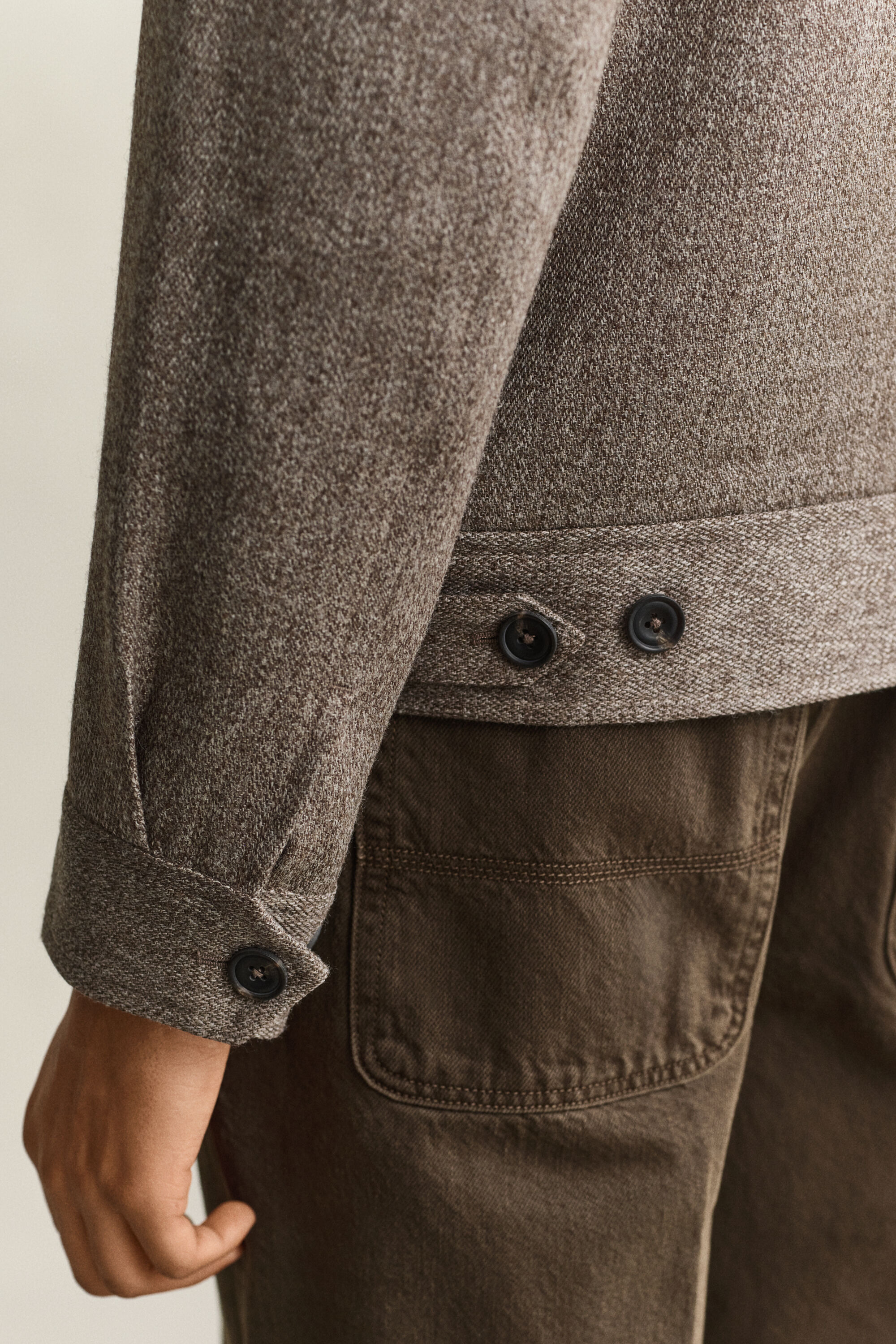 Mélange Wool Jacket