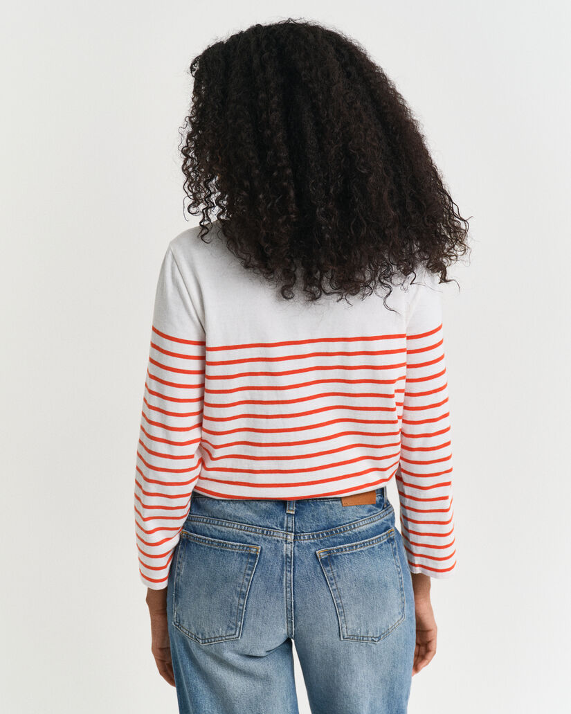 Breton Striped Boat Neck T-Shirt