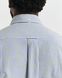 Regular Fit Micro Checked Classic Poplin Shirt