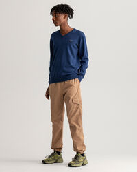 Cotton Wool V-Neck Sweater