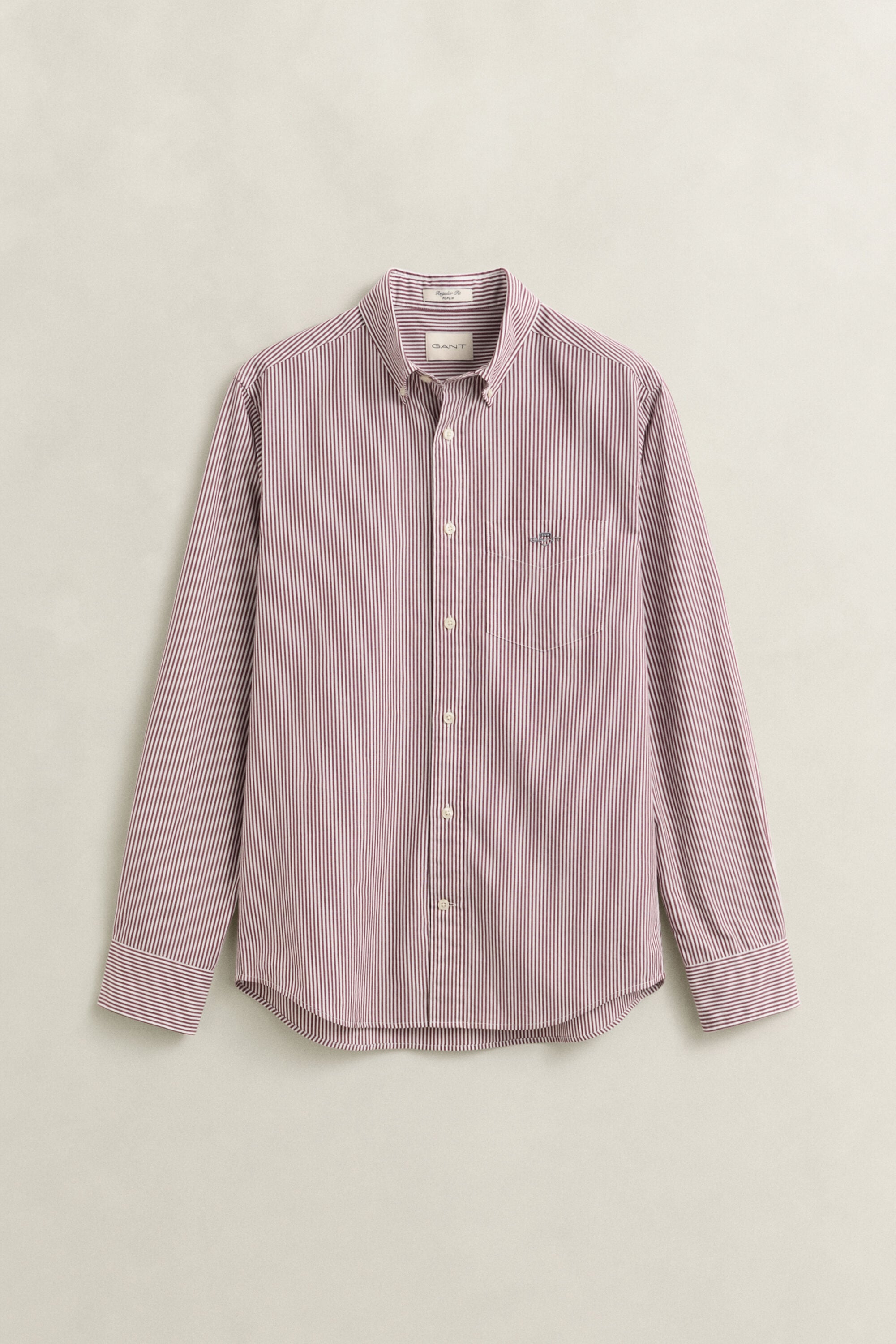 Classic Regular Striped Poplin Shirt