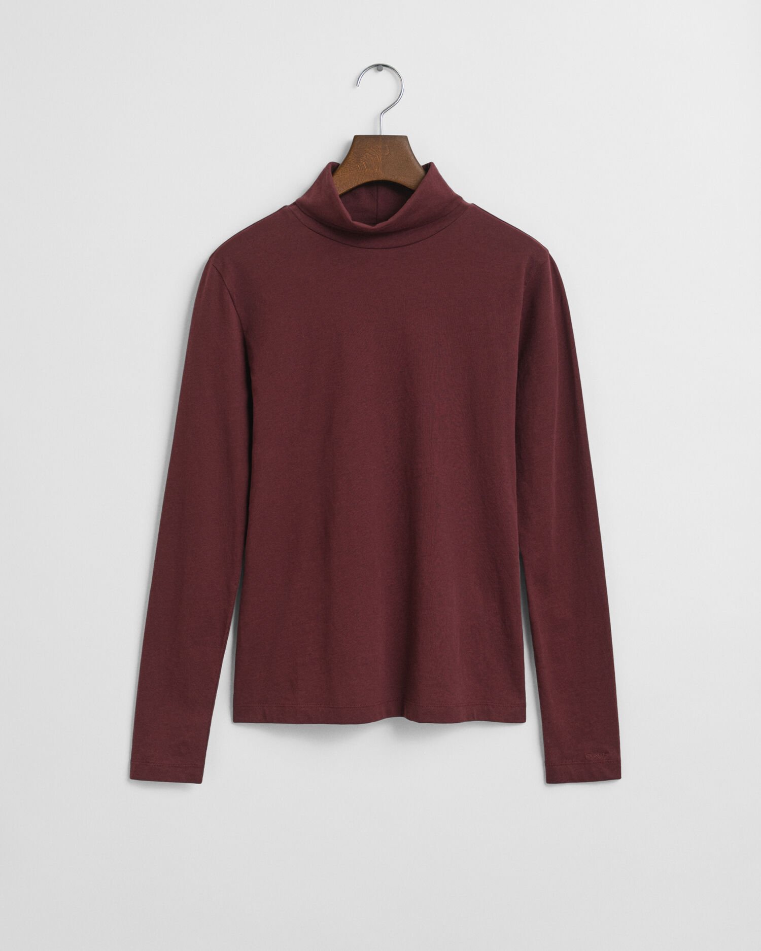 Lightweight Cotton Turtleneck Top
