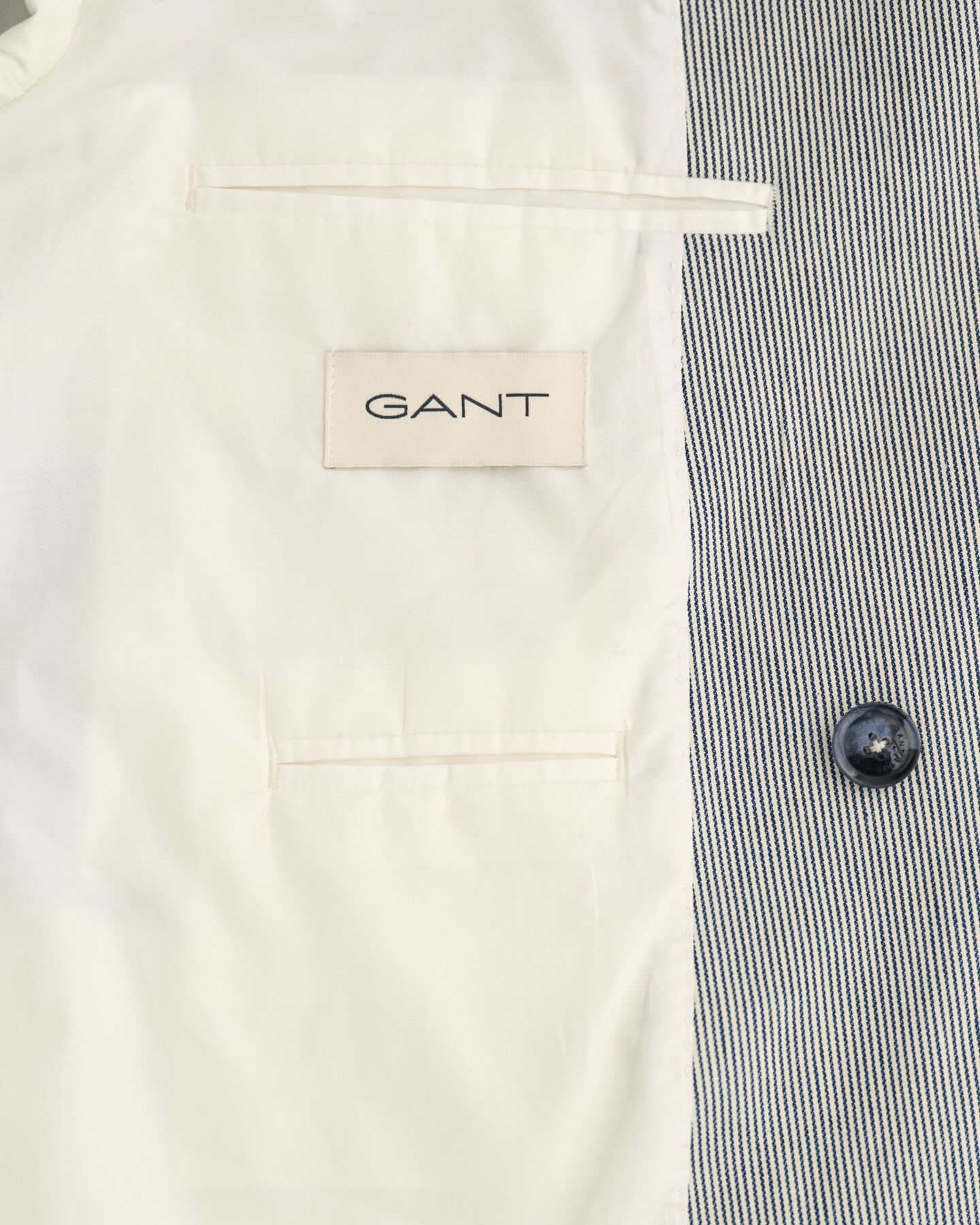 Oversized Striped Double Breasted Blazer