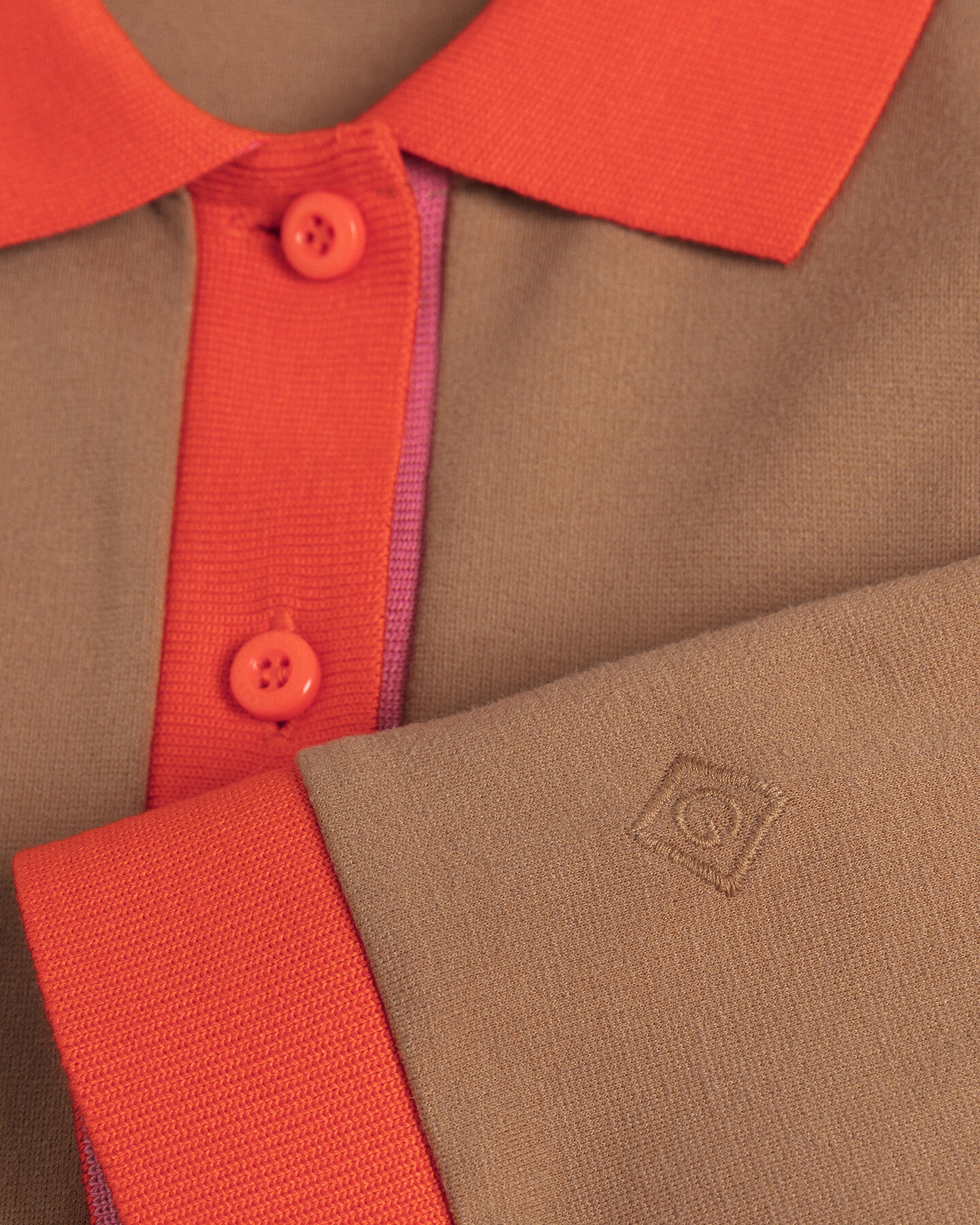 Colorblock Polo Dress