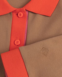 Colorblock Polo Dress