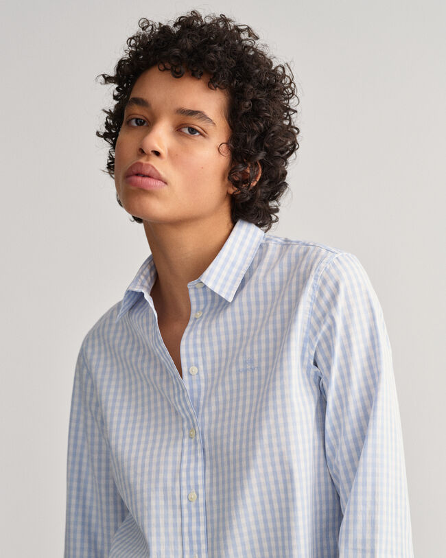 Regular Fit Gingham Broadcloth Shirt