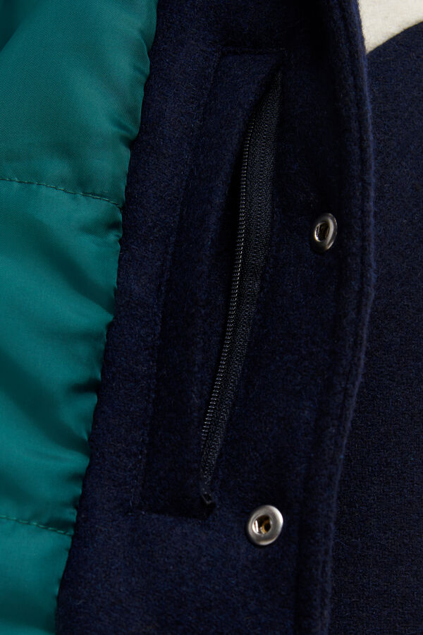 Teens Varsity Jacket — EVENING BLUE