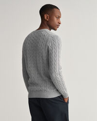Cotton Cable Crew Neck Sweater