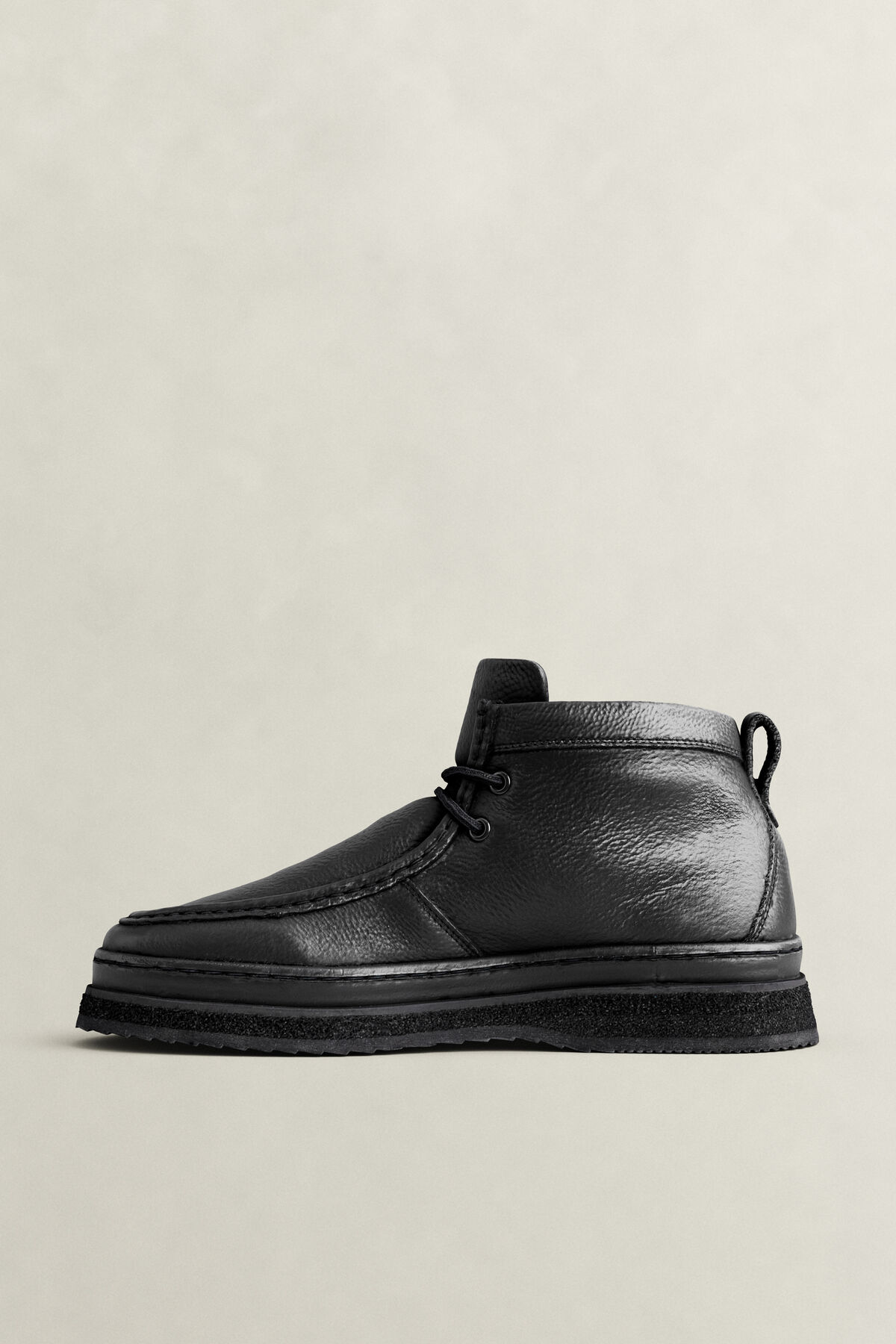 Blistown Leather Boots — BLACK