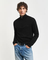 Extra Fine Merino Wool Half-Zip Sweater