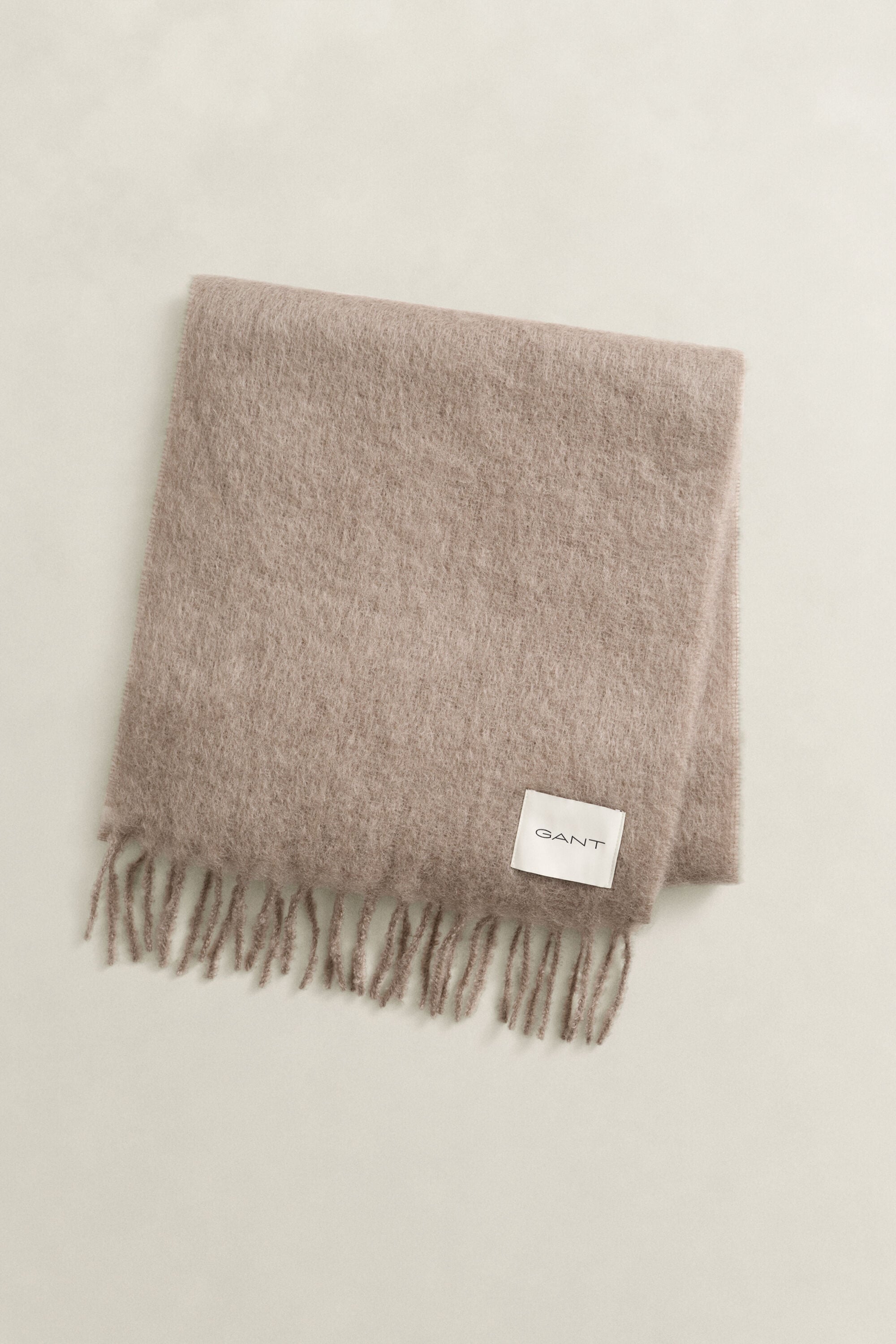 Mohair Scarf — MIST TAUPE