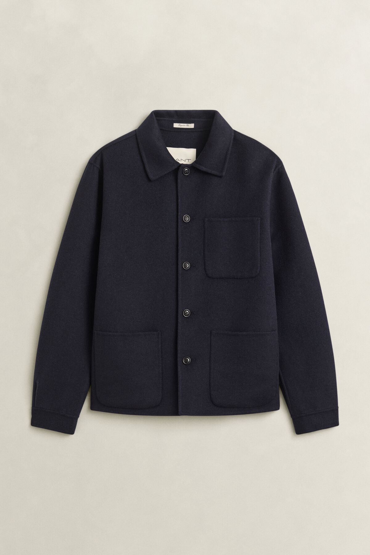 Handstitched Overshirt — EVENING BLUE