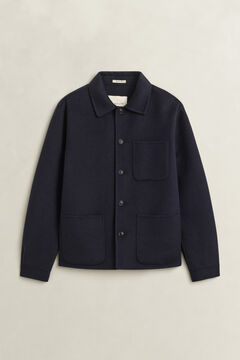 Handstitched Overshirt — EVENING BLUE 4