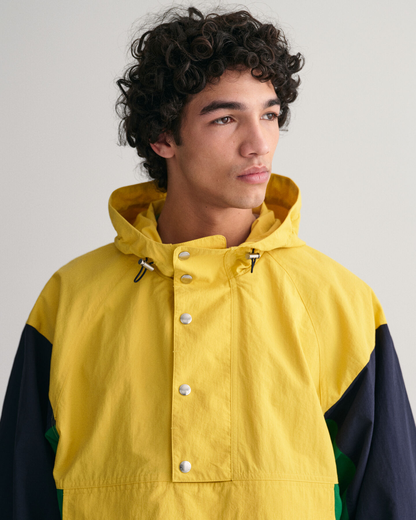 Color Blocked Anorak