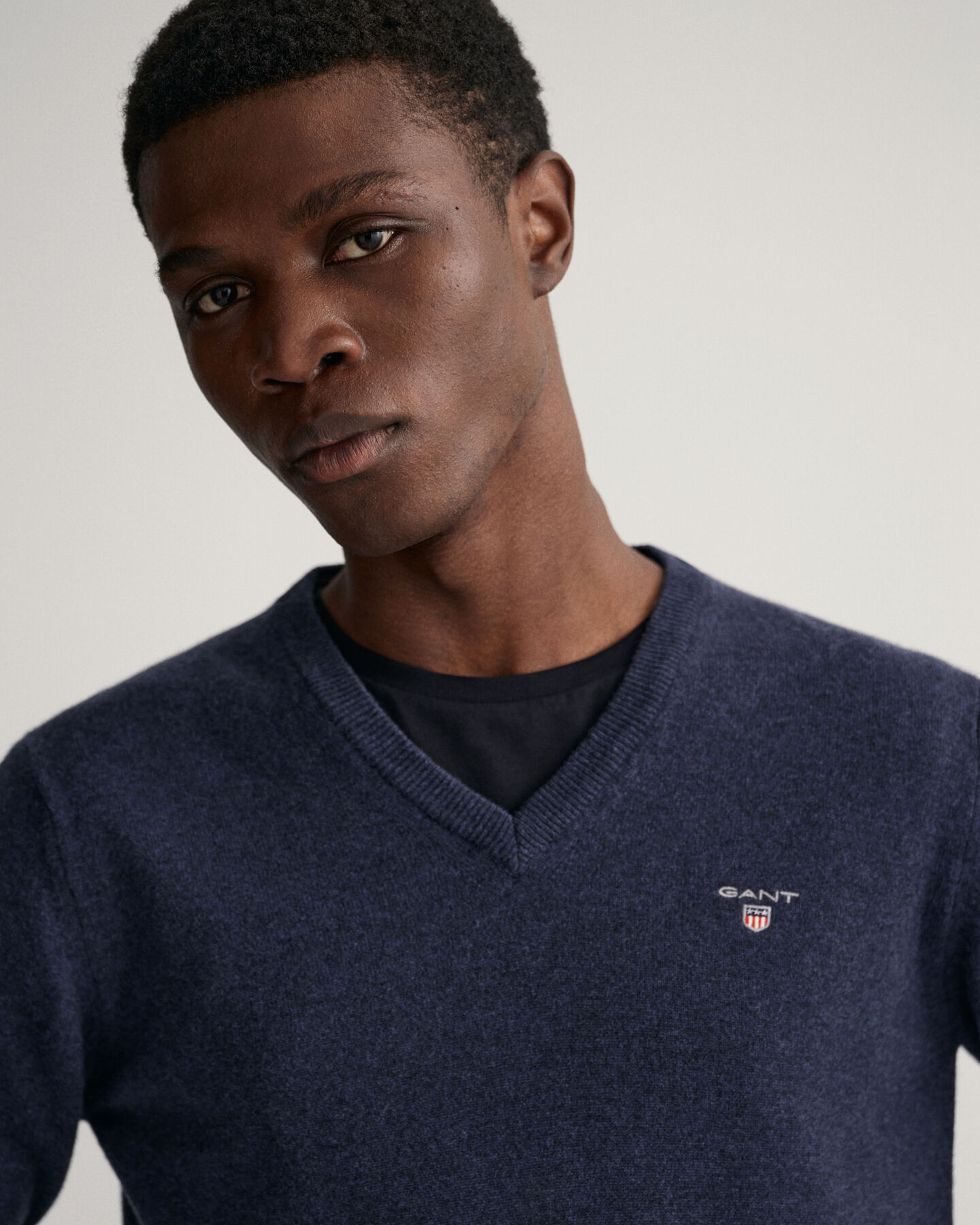 Super Fine Lambswool V-Neck Sweater