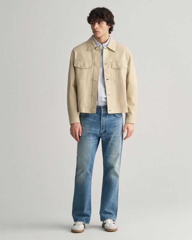 Leather Trucker Jacket