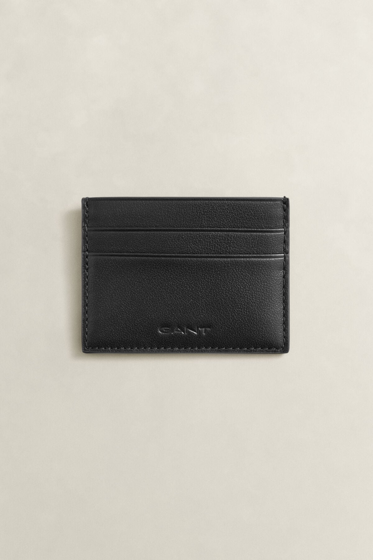 Leather Card Holder — BLACK