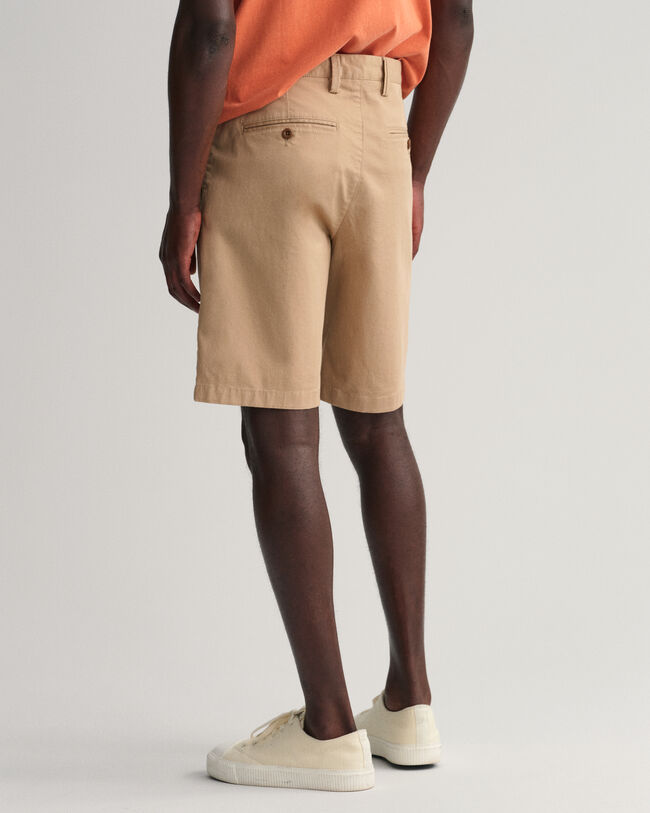 Hallden Slim Fit Twill Shorts
