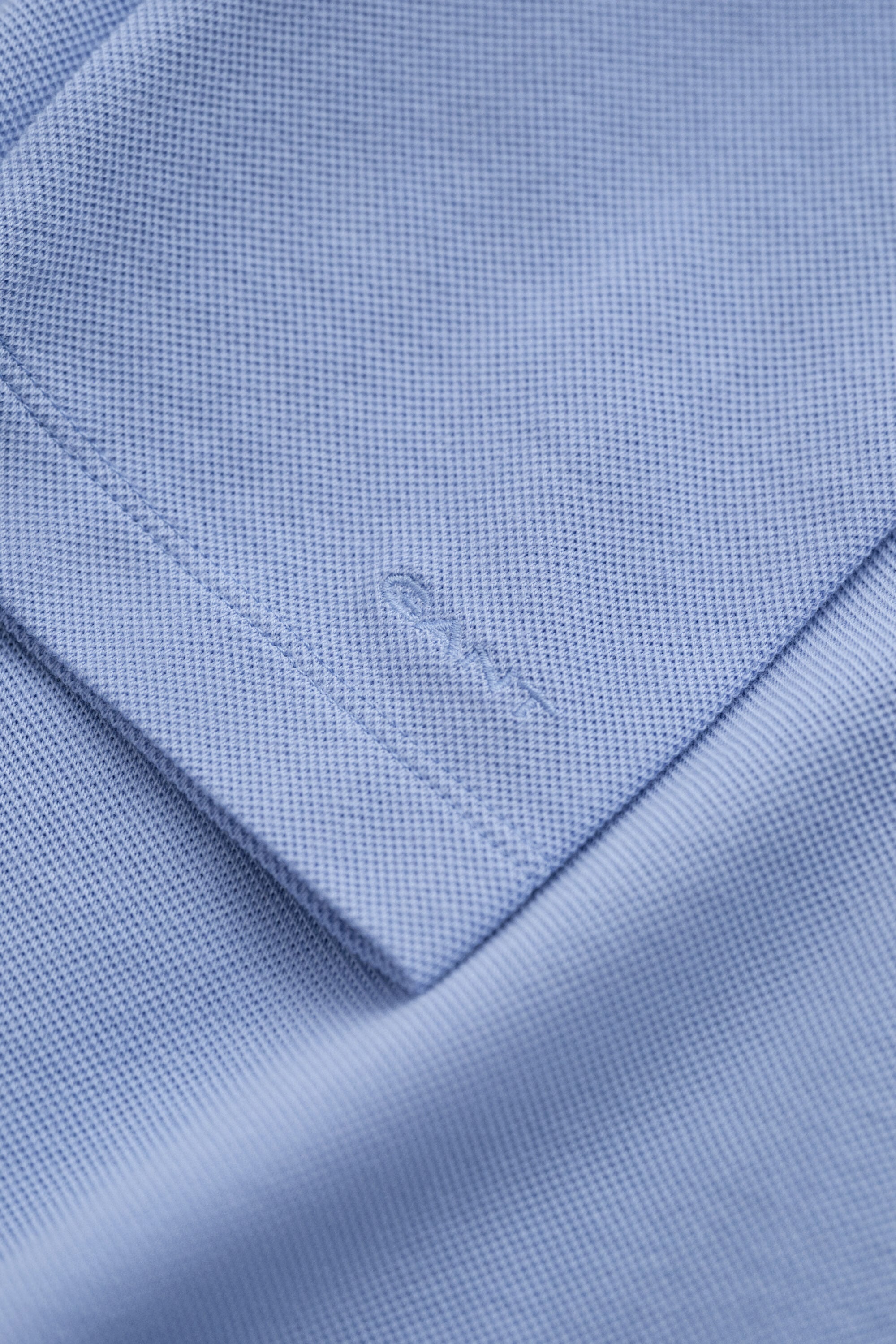 Piqué Polo Long Sleeve Top