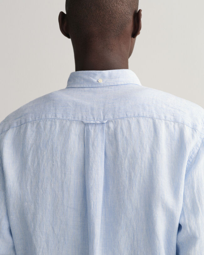 Regular Fit Striped Linen Shirt