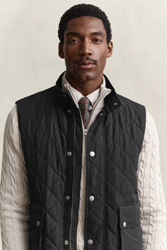 Quilted Vest — BLACK 7