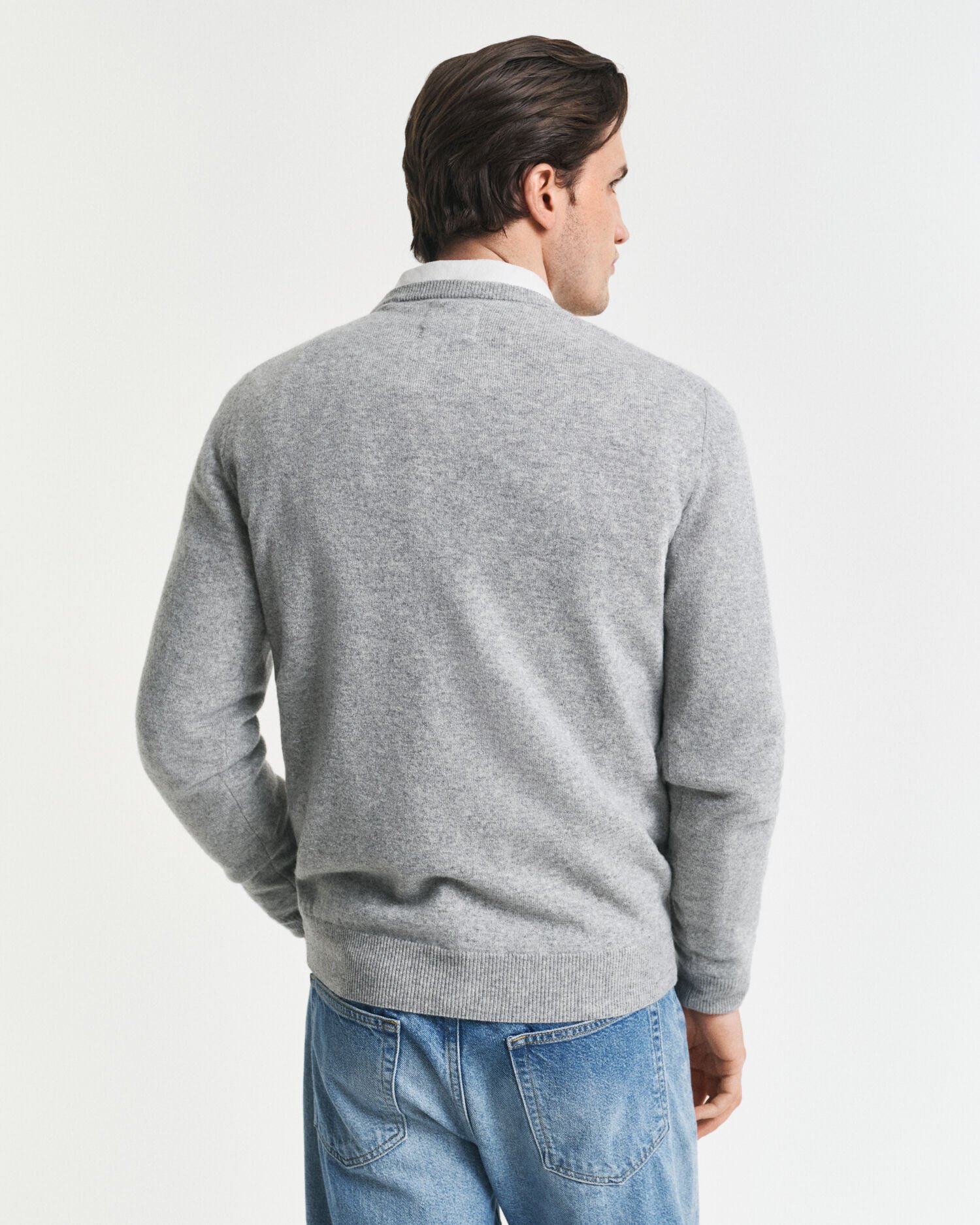 Superfine Lambswool Crew Neck Sweater