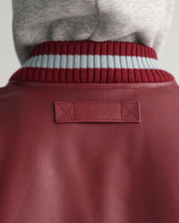 Leather Varsity Jacket