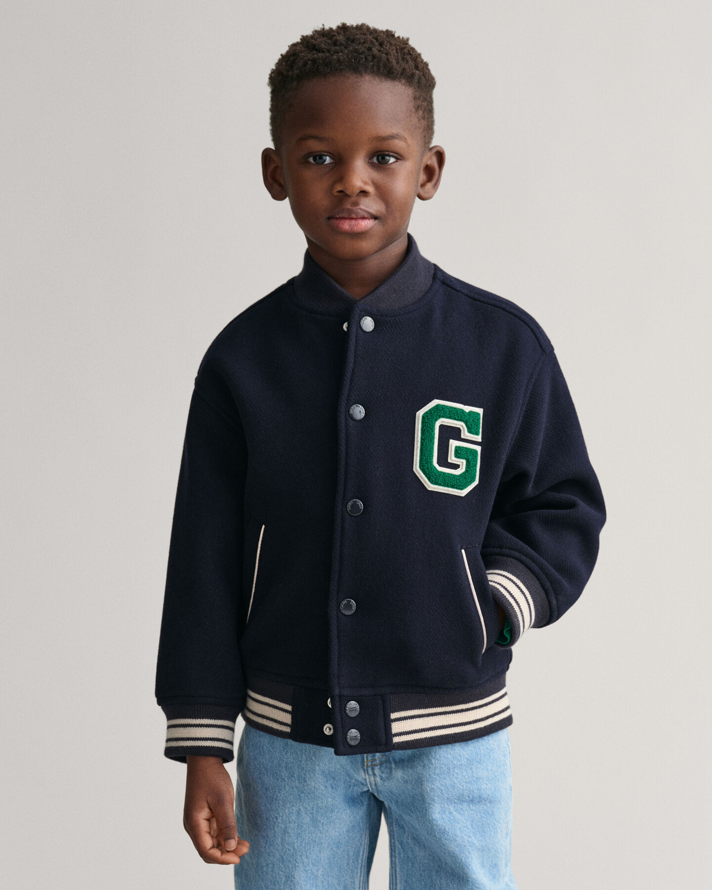 Kids Wool Varsity Jacket