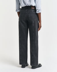 Relaxed Fit Straight Seam Jeans